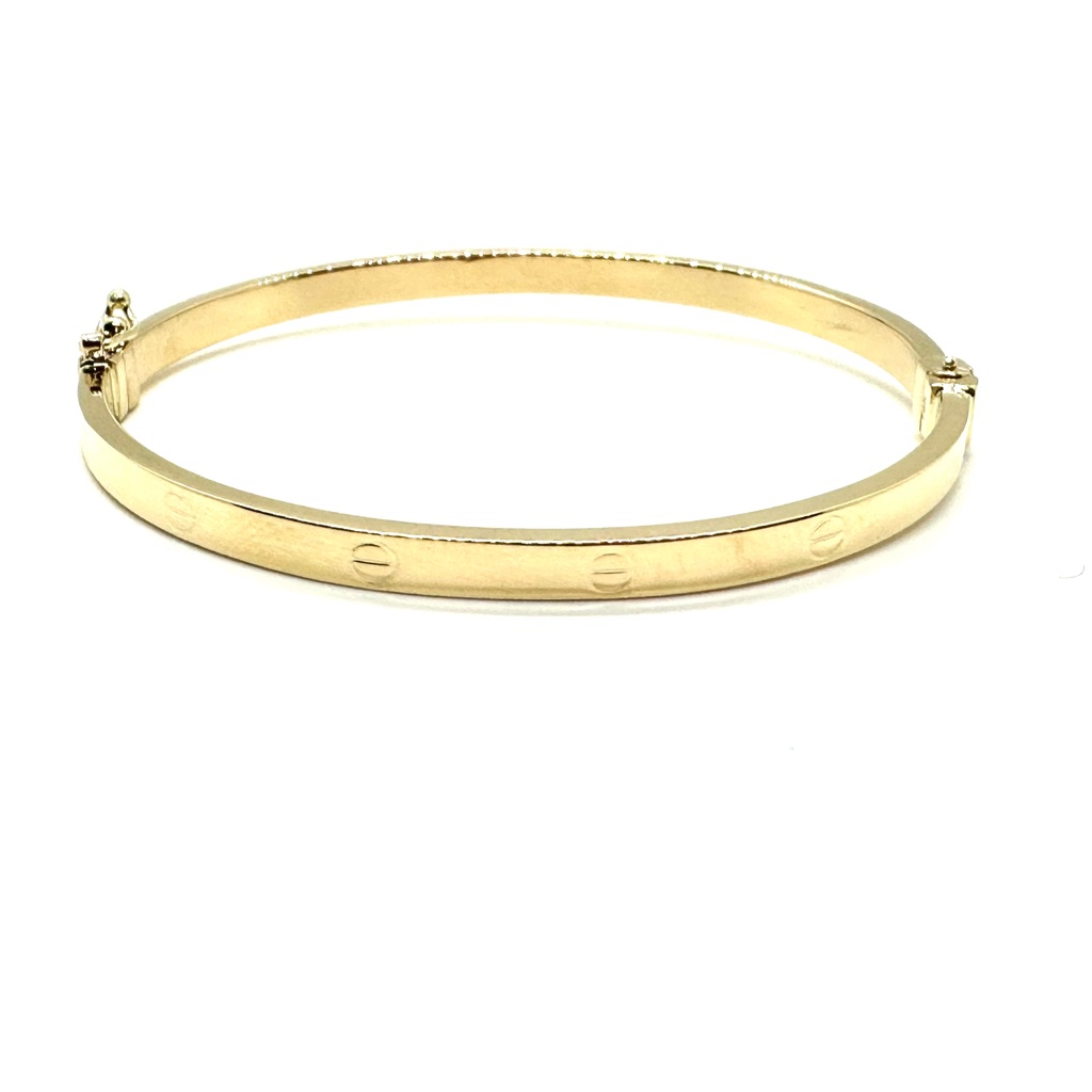 14kt Gold Bangle Bracelet